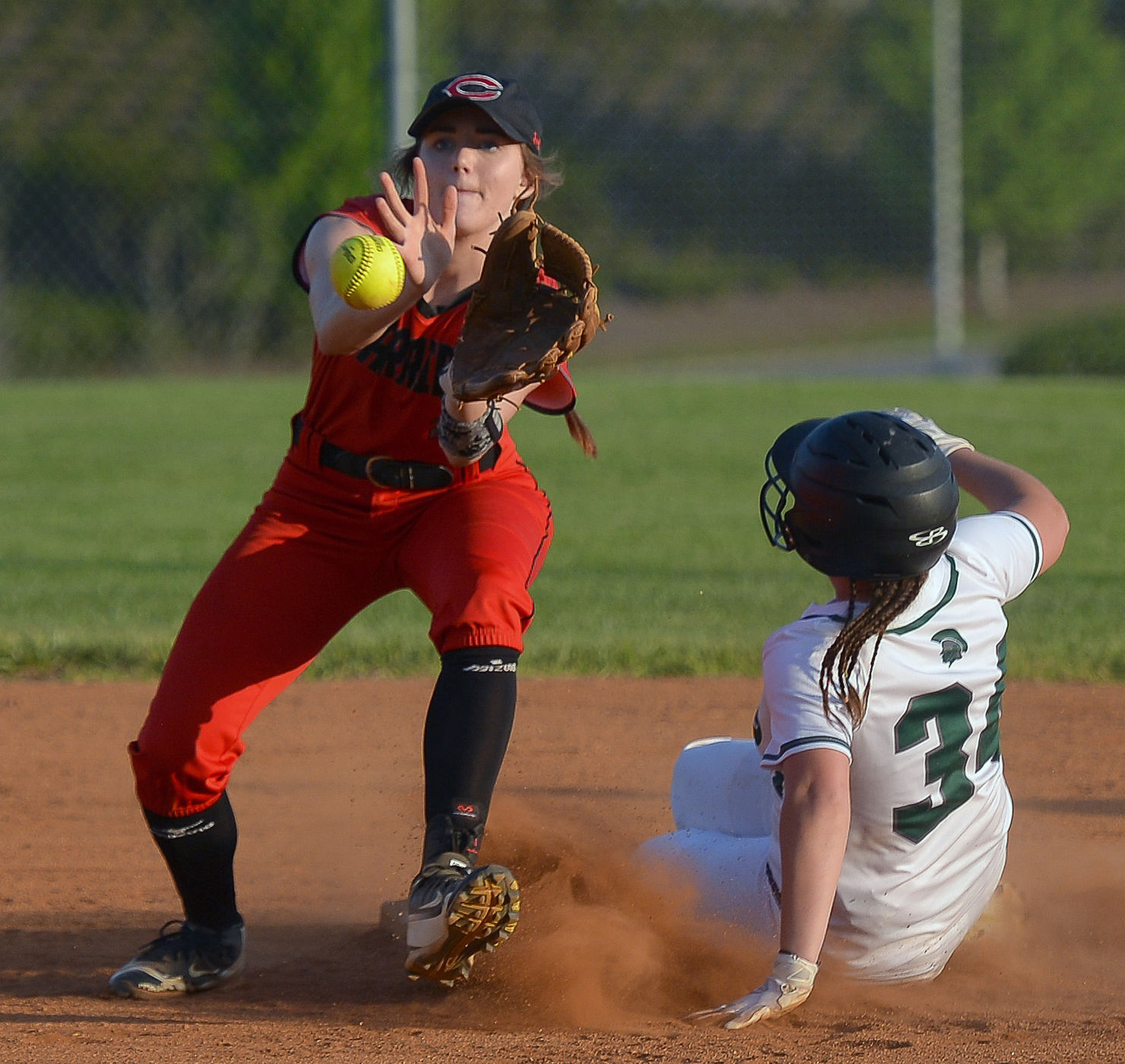 Battle vs Wise Central softball